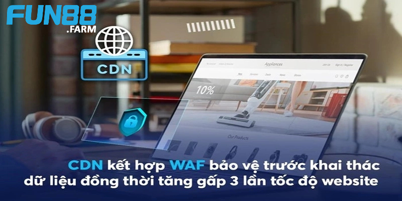 Hướng dẫn bảo vệ chống ddos hiệu quả nhất hiện nay 4 Luôn sử dụng 2 đường mạng WAF và CDN